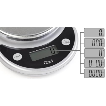 Ozeri Pronto Kitchen and Food Scale for Precision Cooking