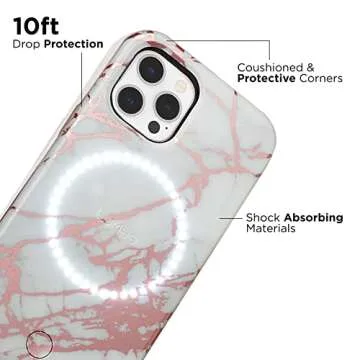 LuMee Halo Light Up Selfie Case for iPhone 12 Pro Max
