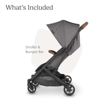 UPPAbaby Minu V2 Travel Stroller - Lightweight & Portable with One-Hand Fold