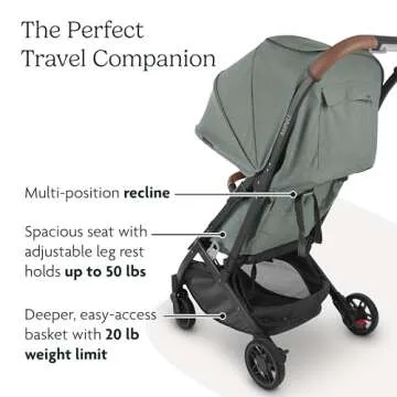 UPPAbaby Minu V2 Lightweight Travel Stroller