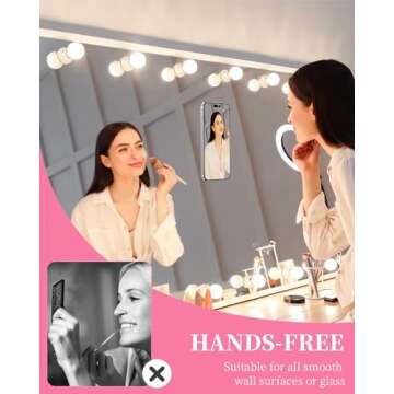 Hoerrye Suction Cup Phone Mount for Easy Phone Use