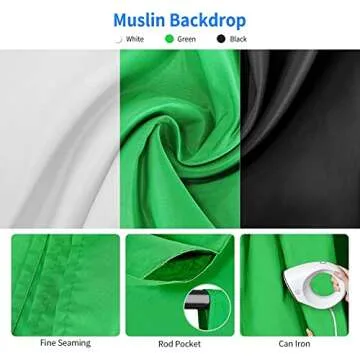 NEEWER Photography Lighting Kit for Home Studio Setup