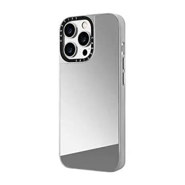 Stylish CASETiFY Mirror iPhone 14 Pro Case with Protection
