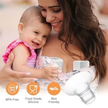 Flange Insert 17/19mm 8PCS Compatible with 24mm Flange/Shield of Most Pumps,Suitable for Momcozy/Medela/Spectra/TSRETE/Paruu Wearable Breast Pump,Reduce 24mm Tunnel Down to Correct Size,4pc/Size