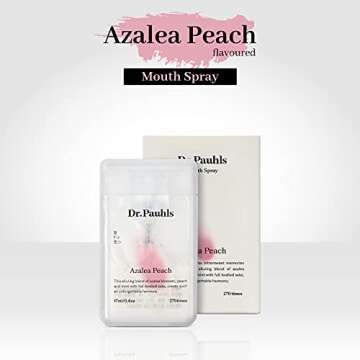 Dr. Pauhl’s Breath Spray - Moisturizing & Refreshing Dry Mouth Spray With Azalea Peach 17ml (0.6 O...