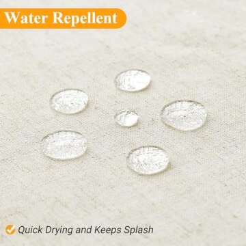 Naturoom Extra Wide Linen Shower Curtain 108x72 for Clawfoot Tub Country Boho Farmhouse Bath Decor Beige Shower Curtains for Bathroom Neutral Cloth Weighted Textured Fabric Bath Curtain, 108 Inch