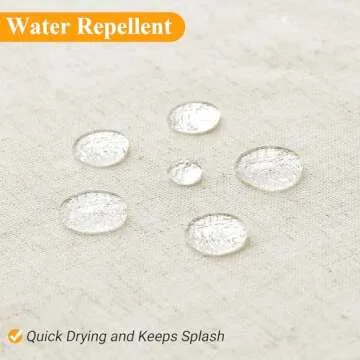 Stylish Extra Wide Linen Shower Curtain for Coastal Homes