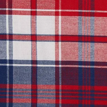 DII Americana Plaid Napkin Set for Summer Gatherings