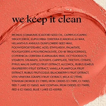 Honest Beauty 2-in-1 Creme Blush Lip Color Coral Peach