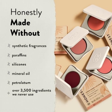 Honest Beauty 2-in-1 Creme Blush Lip Color Coral Peach