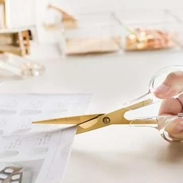 Stylish Gold Stainless Steel Multi-Purpose Scissors for All