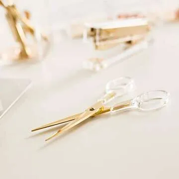 Stylish Gold Stainless Steel Multi-Purpose Scissors for All