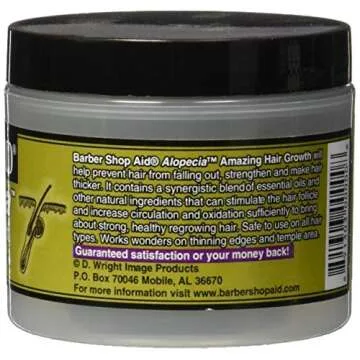 Barber Shop Aid Alopecia Amazing Hair Growth Dressing - 4oz