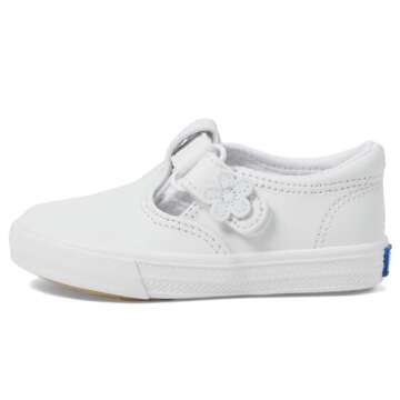 Keds Girls Daphne (Toddler/Little Kid) Sneaker, White, 8