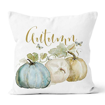 LafyKoly Fall Pumpkin Cushion Covers Set 4 for Autumn