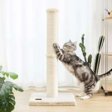 Karolpar 34 inch Cat Scratching Post for All Cats