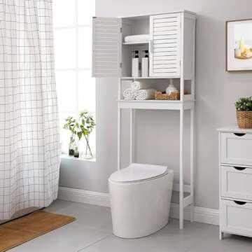SONGMICS Bathroom Storage Cabinet for Space-Saving Solutions