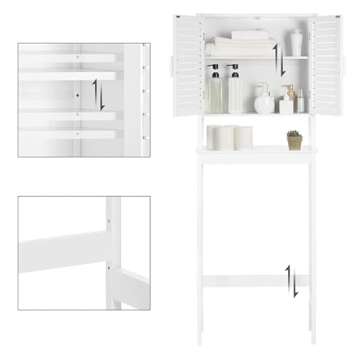 SONGMICS Bathroom Storage Cabinet for Space-Saving Solutions
