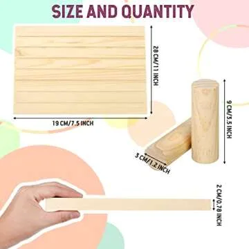 Yookeer Wooden Earring Display Stand for Stylish Organizing