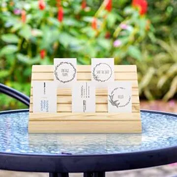 Yookeer Wooden Earring Display Stand for Stylish Organizing