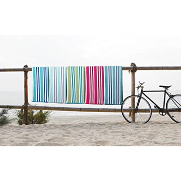 TEQQO Luxury Oversized Quick Dry Soft Cotton Beach Towel