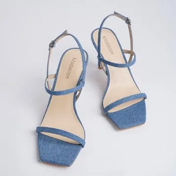 Modatope Elegant Open Toe Strappy High Heel Sandals