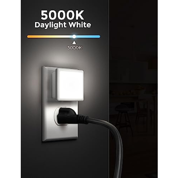 LOHAS LED Night Lights 2-Pack with Auto On/Off