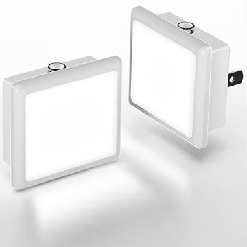 LOHAS LED Night Lights 2-Pack with Auto On/Off