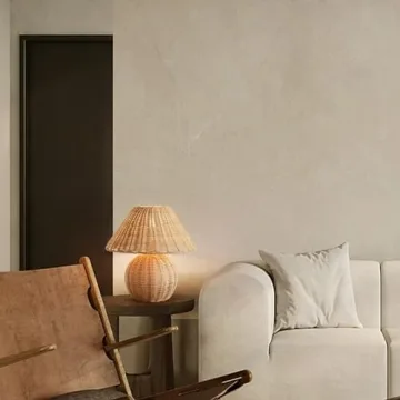 DANGGEOI Natural Rattan Table Lamp for Elegant Lighting