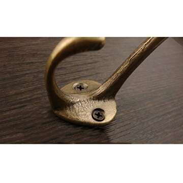 Txinmin Heavy Duty Decorative Dual Coat Hooks