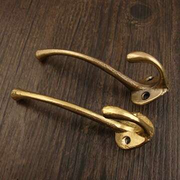 Txinmin Heavy Duty Decorative Dual Coat Hooks