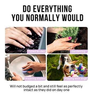 Elegant Black Press On Nails - BTArtbox Almond Style