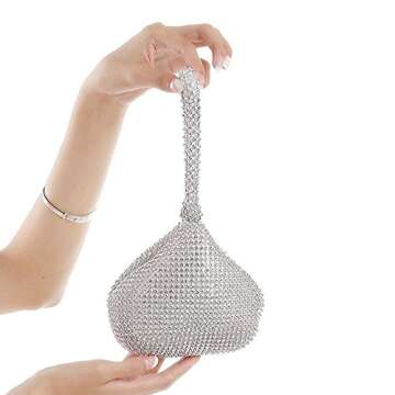 Shop Mogor Triangle Bling Purse For Parties And Proms