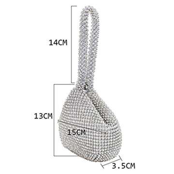Shop Mogor Triangle Bling Purse For Parties And Proms