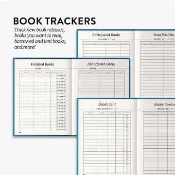 Reading Journal for Book Lovers - Track Habits & Reflect