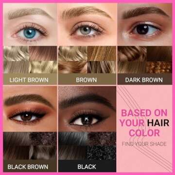 iMethod Eyebrow Pen - Eyebrow Pencil Magical 2-in-1 Eye Brow Pencils for Women with 4-Fork-Tip & Precise Brush-Tip Create Natural Hair-Like Brows, Last All-Day, Microblading Eyebrow Pen, Dark Brown