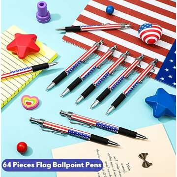 Patriotic Independence Day Ballpoint Supplies