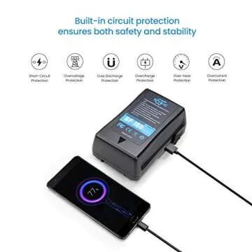 High Capacity REYTRIC 154Wh V Mount Battery for Video Cameras