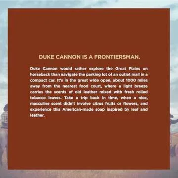Duke Cannon Big Brick of Soap - Premium Leaf & Leather