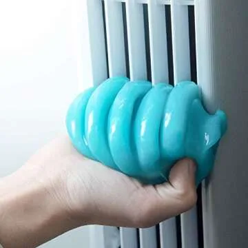 COLORCORAL Dust Cleaner Keyboard Cleaning Gel Universal Cleaning Gadget Slime for Car Cleaning and Computer Dusting (1Pack)