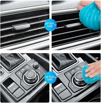 COLORCORAL Dust Cleaner Keyboard Cleaning Gel Universal Cleaning Gadget Slime for Car Cleaning and Computer Dusting (1Pack)