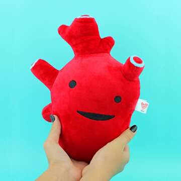 I Heart Guts Heart Plush - I Got The Beat! - 10" Stuffed Heart Plushie for Open Heart Surgery Gifts ...