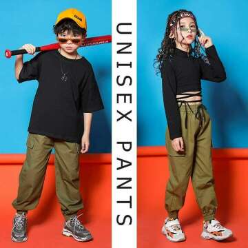 Cotton Jogger Cargo Pants for Kids - Street Style