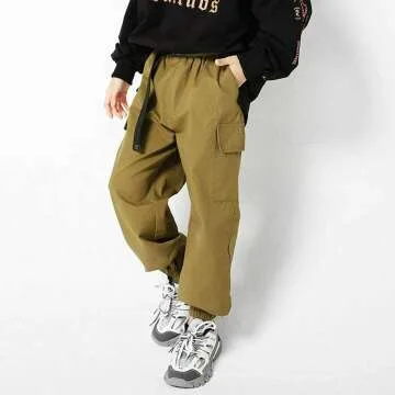 Cotton Jogger Cargo Pants for Kids - Street Style