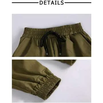 Cotton Jogger Cargo Pants for Kids - Street Style