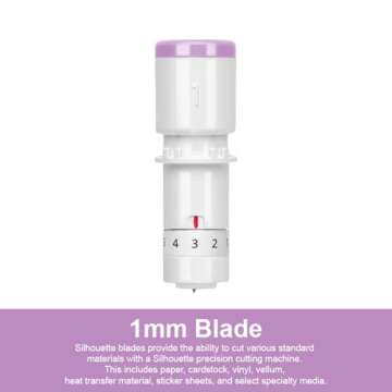 Silhouette America Silhouette Cameo 5 Vinyl Bundle- 36 Sheets of Vinyl, Vinyl Tool Kit, Premium Blade, Pens, and Cameo 5 Start Up Guide with Extra Designs (White)