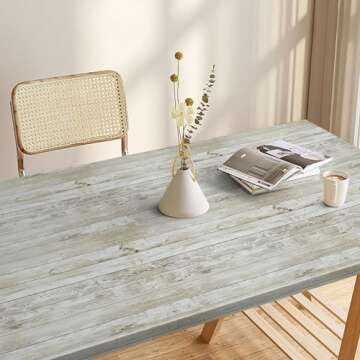 Abyssaly Wood Wallpaper 17.71" X 118" Contact Paper Self-Adhesive Removable Peel and Stick Wallpaper Decorative Wall Covering Vintage Wood Panel Interior Film