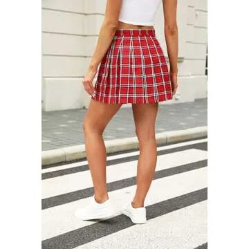 Trendy High Waisted Pleated Skirt for All Occasions