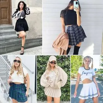 Trendy High Waisted Pleated Skirt for All Occasions