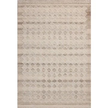 Loloi Magnolia Home Natural/Ivory Wool Runner Rug